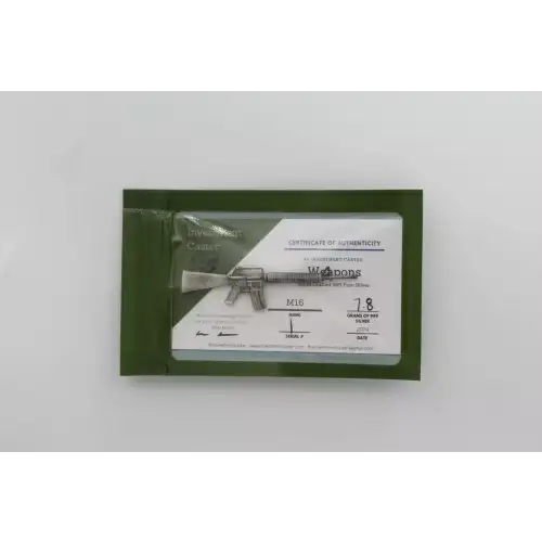 7.8 g M16 Investment Caster .999 Silver