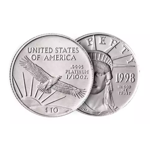 Any Year 1/10oz American Platinum Eagle (3)