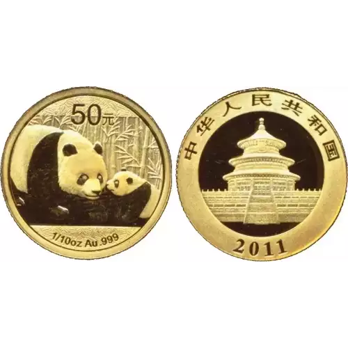 Any Year 1/10oz Chinese Gold Panda (1982-2015) (3)