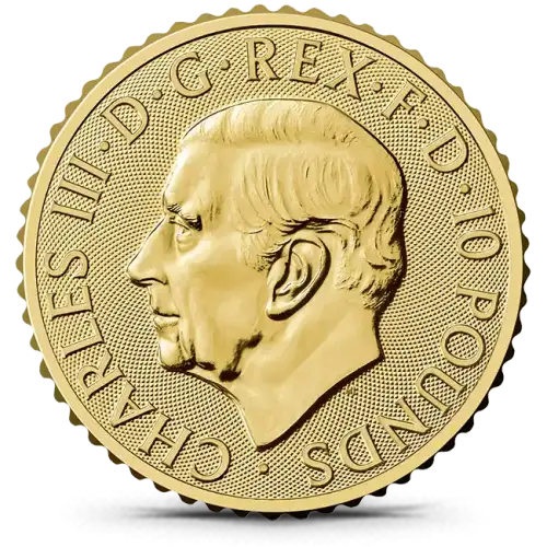 Any Year 1/10oz Great Britain Royal Mint Royal Arms .9999 Gold Coin (3)