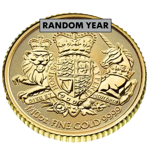 Any Year 1/10oz Great Britain Royal Mint Royal Arms .9999 Gold Coin