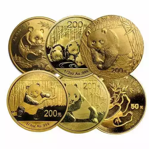 Any Year 1/2oz Chinese Gold Panda