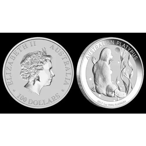 Any Year 1oz Australian Perth Mint .9995 Platinum Platypus (2)