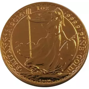 Any Year 1oz British Gold Britannia - 9999 (2013-present)
