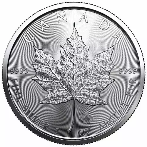 Any Year 1oz Canadian .9999 Silver Maple Leaf Bu Coin (3)