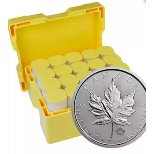 Any Year 1oz Canadian .9999 Silver Maple Leaf Bu Coin (3)