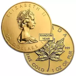 Any Year  - 1oz Canadian Gold Maple Leaf .9999 (3)