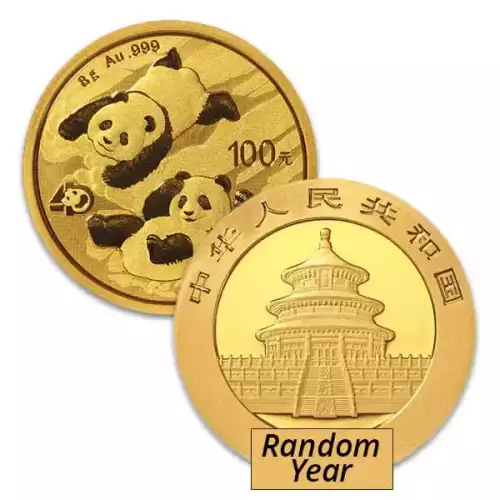 Any Year 8g Chinese Gold Panda