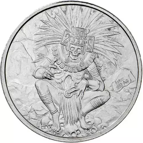 Aztec God of Death .999 Silver Round 