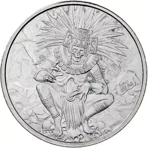 Aztec God of Death .999 Silver Round