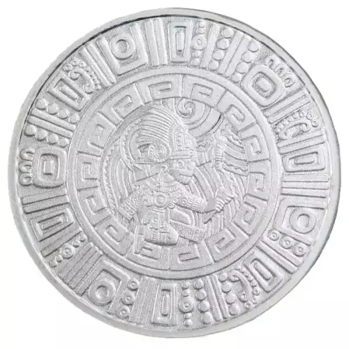 Aztec Water Deity .999 Silver Round  (2)