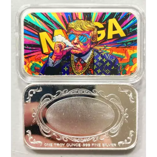 Designer Don Colorized 1 oz Silver Bar