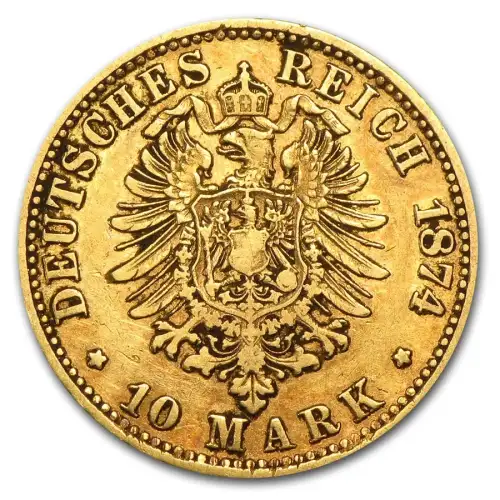German Gold 10 Mark (Random Year) (2)