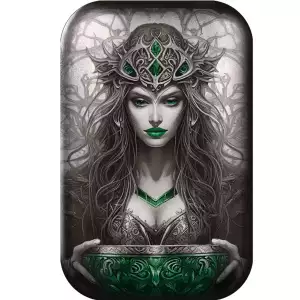 Germania Goddesses Sigyn Colorized Cast 2 oz Silver Bar