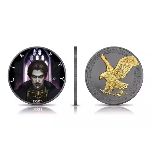 GERMANIA MINT ENNOBLED 1 oz 2023 American Eagle Dracula - Bullion 