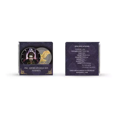 GERMANIA MINT ENNOBLED 1 oz 2023 American Eagle Dracula