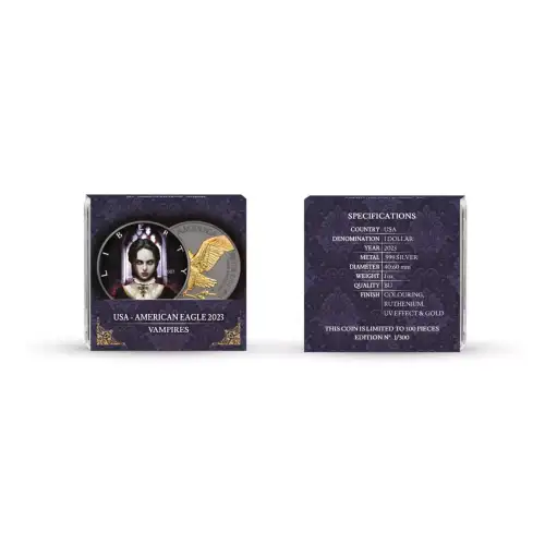 GERMANIA MINT ENNOBLED 1 oz 2023 American Eagle Vampiress