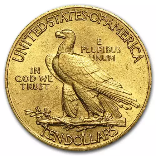 Indian $10 (1907 - 1933) - AU
