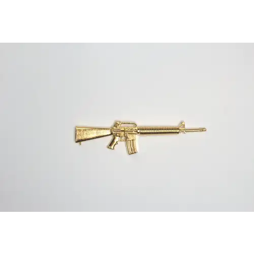 Investment Caster 24k Gold Plated M16 .999 Silver