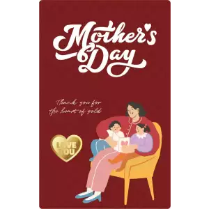 Korea Mother's Day 1g Gold in Assay Card