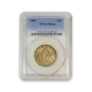 Liberty Head $10 (1838 - 1907) - PCGS - MS64
