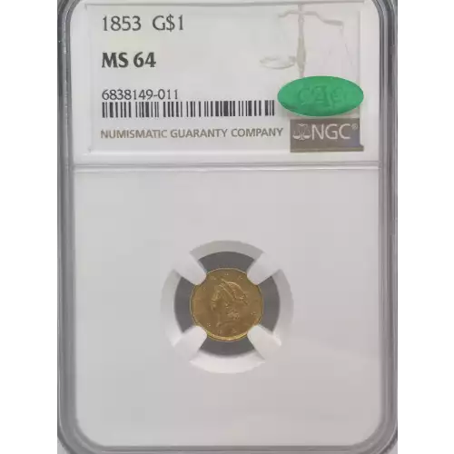 Liberty Head Gold Dollar - Type 1 1849-1854 XF (2)