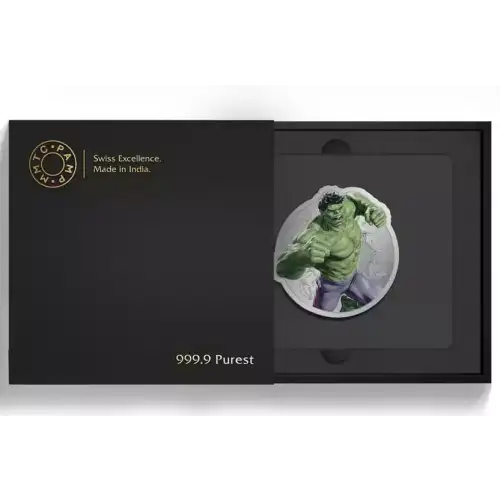 MMTC Pamp Marvel Hulk 1 oz Silver Medal