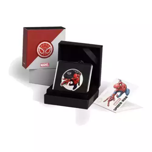 MMTC Pamp Marvel Spider-Man 1 oz Silver Medal