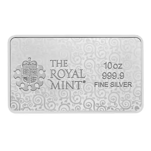 New Design 10 oz Una and the Lion .9999 Silver BU Bar (2)