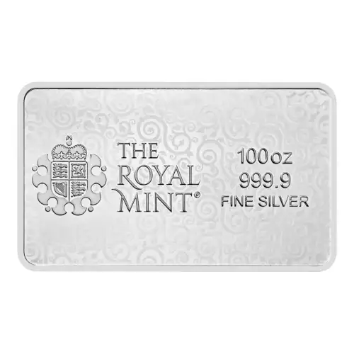 New Design 100 oz Una and the Lion .9999 Silver BU Bar (2)