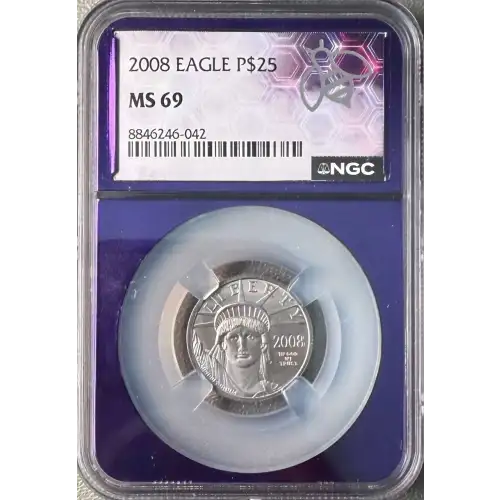 Platinum Bullion-Platinum Eagles--$25 Platinum Eagle 1/4 oz -Platinum- 25 Dollar