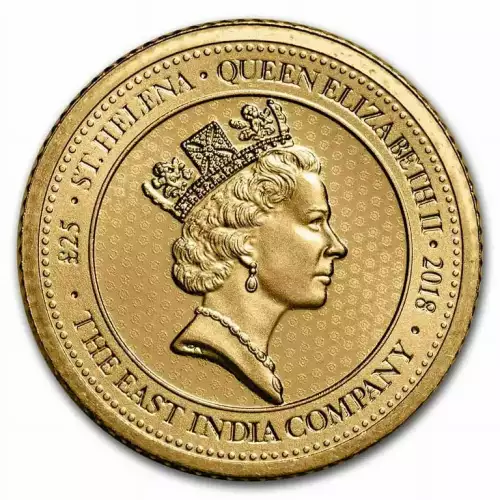 Random Year 1/4 oz St. Helena Sovereign Gold Coin (2)