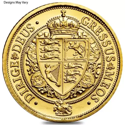 Random Year 1/4 oz St. Helena Sovereign Gold Coin