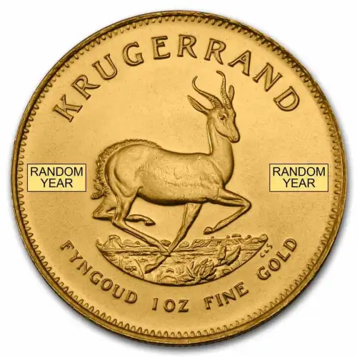 (Random Year) 1oz South African Gold Krugerrand (3)