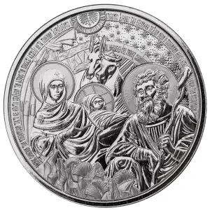 1oz Scottsdale Mint Bethlehem Nativity .999 Silver Round