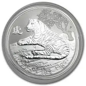 2010 1oz Australian Perth Mint Silver Lunar II: Year of the Tiger