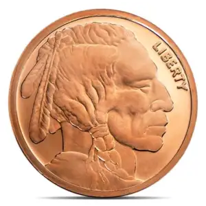 1 oz Buffalo .999 Copper Round