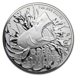 2021 1oz RAM Great White Shark .999 Silver