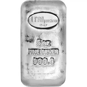 5oz ITALPREZIOSI .999 Silver Bar