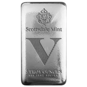 5 oz Scottsdale Mint V Cast - Imperium Collection .999 Silver Bar