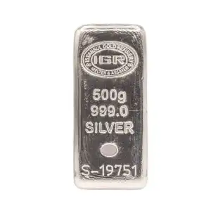 500g IGR .999 Silver Bar
