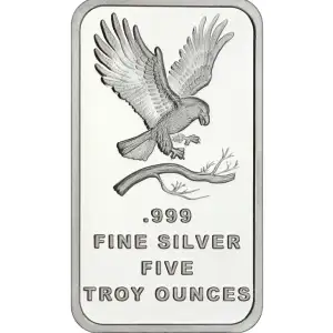 5oz SilverTowne Eagle .999 Silver Bar