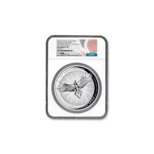2024 KG Australia Perth Mint Ultra High Relief Wedge Tailed Eagle .9999 Silver Coin NGC PF70 UC FDOI Mercanti Signed Label