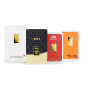 2.5g Random Brand .999 Gold Bar in Assay