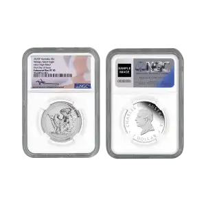 2025 1oz Australia Perth Mint Wedge Tailed Eagle UHR NGC Enhanced Rev PF70 FDOI Mercanti signature