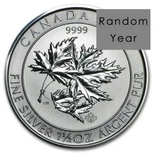 (Random Year) 1.5oz Canadian Silver Superleaf