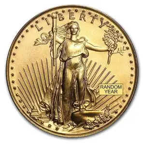 (Random Year) - 1/10oz American Gold Eagle Bu Coin