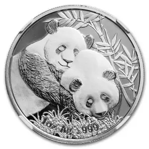 2012 1oz Singapore Coin Fair Chinese Panda .999 Silver