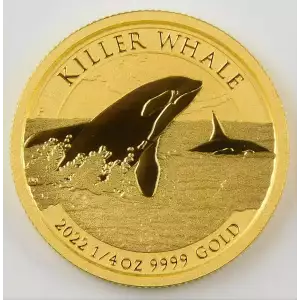 1/4 OZ AUSTRALIAN GOLD KILLER WHALE