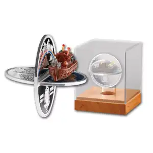 2023 2oz Niue 3D Noah's Ark .999 Silver Coin